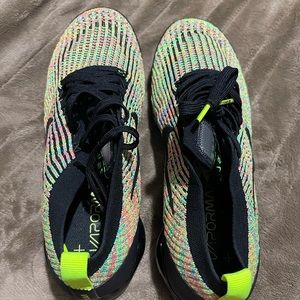 Nike Vapormax Flyknit 3 Black Black Volt Blue Lagoon AJ6900-006